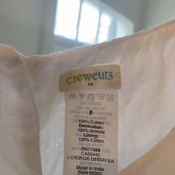 Crewcuts gurls size 8 white dress. - Picture 3 of 4